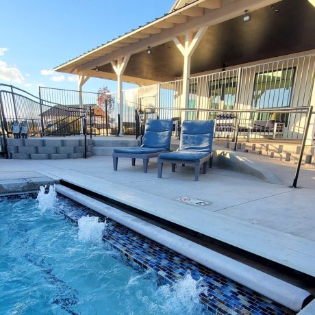 A luxurious Hot Tub at Southern Utah RV Resort near St. George, Utah that’s perfect for relaxation and fun.