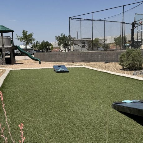 Recreational areas at Southern Utah RV Resort near St. George, Utah.